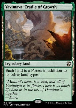 Yavimaya, Cradle of Growth⁣ - Commander: Modern Horizons 3⁣ (Rare)⁣ [409]