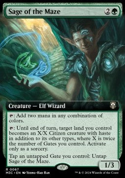Sage of the Maze (V.1) - Commander: Modern Horizons 3: Extras (Rare) [XM3C-67]