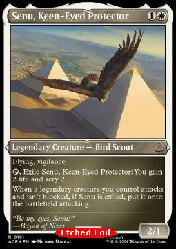 Senu, Keen-Eyed Protector (V.2) - Universes Beyond: Assassin's Creed: Extras (Rare) [XACR-181]