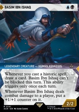 Basim Ibn Ishaq (V.1) - Universes Beyond: Assassin's Creed: Extras (Rare) [XACR-141]