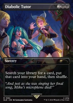 Diabolic Tutor - Secret Lair Drop Series: Summer Superdrop 2024 (Rare) [SLDSM4-1592]