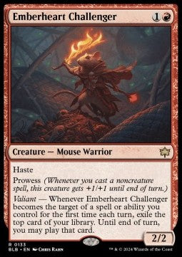 Emberheart Challenger - Bloomburrow (Rare) [BLB-133]