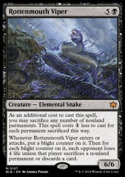 Rottenmouth Viper - Bloomburrow (Mythic) [BLB-107]