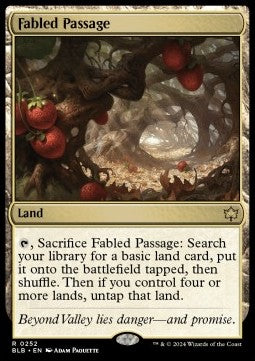 Fabled Passage⁣ - Bloomburrow⁣ (Rare)⁣ [252]