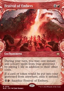 Festival of Embers⁣ - Bloomburrow: Extras⁣ (Rare)⁣ [316]