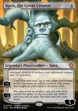 Karn, the Great Creator - Commander: Bloomburrow: Extras (Mythic) [XBLC-73]