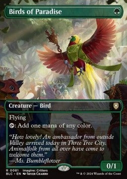 Birds of Paradise - Commander: Bloomburrow: Extras (Rare) [XBLC-81]