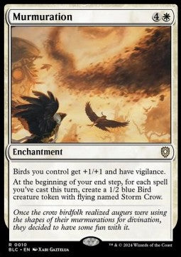 Murmuration - Commander: Bloomburrow (Rare) [BLC-10]