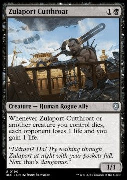Zulaport Cutthroat - Commander: Bloomburrow (Uncommon) [BLC-190]
