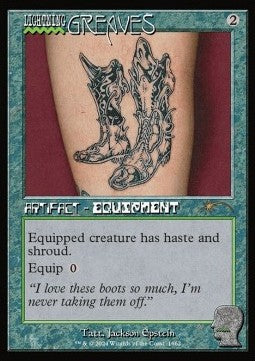 Lightning Greaves - Secret Lair Drop Series: Inside an Elevator Superdrop (Rare) [SLDIE-1662]