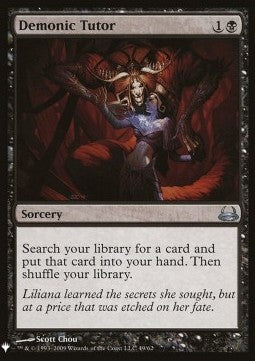 Demonic Tutor (V.2) - The List (Uncommon) [ZNL-49]