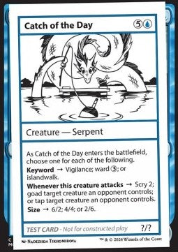 Catch of the Day - Mystery Booster 2: Playtest Cards (Special)