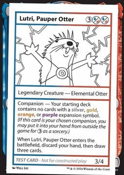Lutri, Pauper Otter⁣ - Mystery Booster 2: Playtest Cards⁣ (Special)