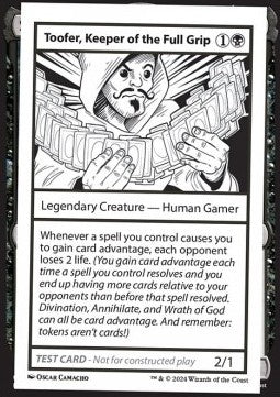 Toofer, Keeper of the Full Grip⁣ - Mystery Booster 2: Playtest Cards⁣ (Special)