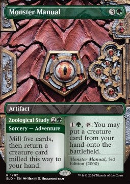 Monster Manual // Zoological Study - Secret Lair Drop Series: Secret Lair x Dungeons & Dragons: 50th Anniversary Superdrop (Rare) [SLD50A-1782]