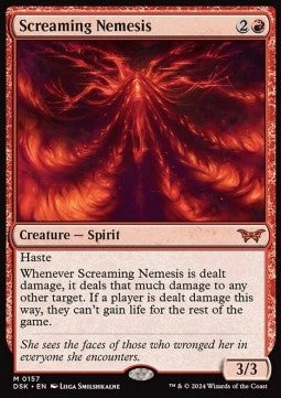 Screaming Nemesis⁣ - Duskmourn: House of Horror⁣ (Mythic)⁣ [157]