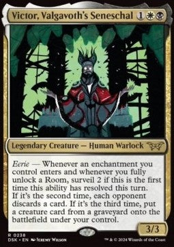 Victor, Valgavoth's Seneschal - Duskmourn: House of Horror (Rare) [DSK-238]