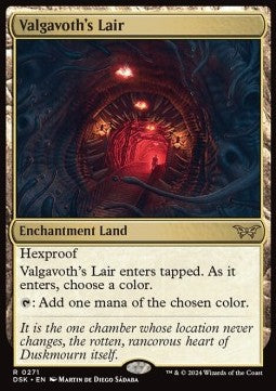 Valgavoth's Lair⁣ - Duskmourn: House of Horror⁣ (Rare)⁣ [271]