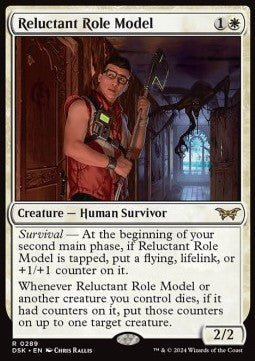 Reluctant Role Model (V.1)⁣ - Duskmourn: House of Horror: Extras⁣ (Rare)⁣ [289]