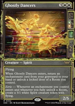 Ghostly Dancers - Duskmourn: House of Horror: Extras (Rare) [XDSK-302]