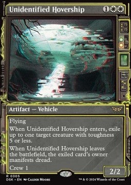 Unidentified Hovership⁣ - Duskmourn: House of Horror: Extras⁣ (Rare)⁣ [305]