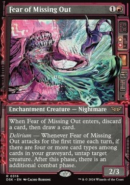 Fear of Missing Out - Duskmourn: House of Horror: Extras (Rare) [XDSK-316]