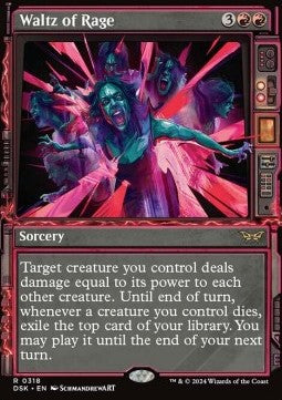 Waltz of Rage - Duskmourn: House of Horror: Extras (Rare) [XDSK-318]