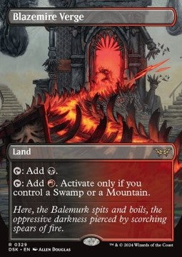 Blazemire Verge - Duskmourn: House of Horror: Extras (Rare) [XDSK-329]