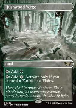 Hushwood Verge - Duskmourn: House of Horror: Extras (Rare) [XDSK-332]