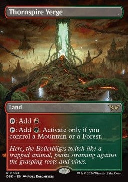 Thornspire Verge - Duskmourn: House of Horror: Extras (Rare) [XDSK-333]