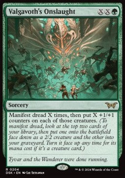 Valgavoth's Onslaught - Duskmourn: House of Horror (Rare) [DSK-204]