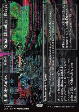 Unholy Annex // Ritual Chamber - Duskmourn: House of Horror: Extras (Rare) [XDSK-339]