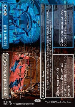 Restricted Office // Lecture Hall - Duskmourn: House of Horror: Extras (Rare) [XDSK-342]