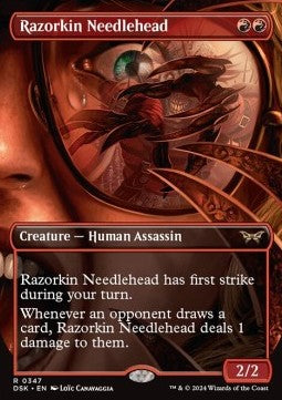 Razorkin Needlehead - Duskmourn: House of Horror: Extras (Rare) [XDSK-347]