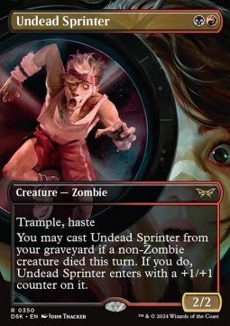 Undead Sprinter⁣ - Duskmourn: House of Horror: Extras⁣ (Rare)⁣ [350]