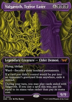 Valgavoth, Terror Eater (V.1) - Duskmourn: House of Horror: Extras (Mythic) [XDSK-352]