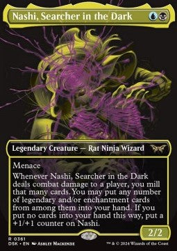 Nashi, Searcher in the Dark⁣ - Duskmourn: House of Horror: Extras⁣ (Rare)⁣ [361]