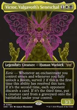 Victor, Valgavoth's Seneschal - Duskmourn: House of Horror: Extras (Rare) [XDSK-364]