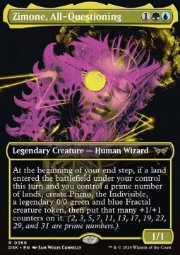 Zimone, All-Questioning - Duskmourn: House of Horror: Extras (Rare) [XDSK-366]