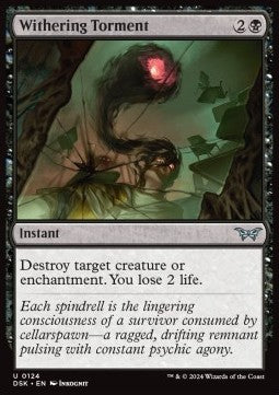 Withering Torment - Duskmourn: House of Horror (Uncommon) [DSK-124]