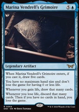 Marina Vendrell's Grimoire - Duskmourn: House of Horror (Rare) [DSK-64]