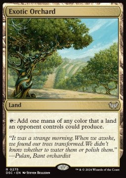 Exotic Orchard - Commander: Duskmourn: House of Horror (Rare) [DSC-275]