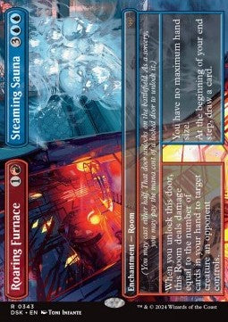 Roaring Furnace // Steaming Sauna - Duskmourn: House of Horror: Extras (Rare) [XDSK-343]