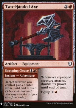 Two-Handed Axe // Sweeping Cleave - Mystery Booster 2: Reprints from Across Magic's History (Uncommon)