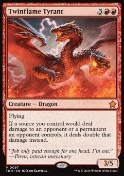 Twinflame Tyrant - Magic: The Gathering Foundations (Mythic) [FDN-97]