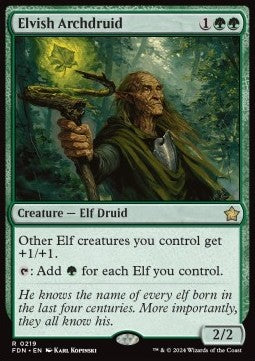 Elvish Archdruid - Magic: The Gathering Foundations (Rare) [FDN-219]