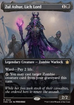 Zul Ashur, Lich Lord (V.1) - Magic: The Gathering Foundations: Extras (Rare) [XFDN-326]