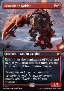 Searslicer Goblin (V.1) - Magic: The Gathering Foundations: Extras (Rare) [XFDN-332]