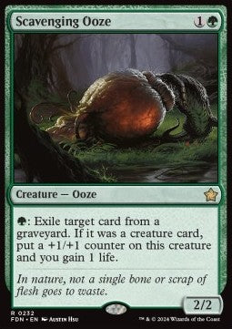 Scavenging Ooze - Magic: The Gathering Foundations (Rare) [FDN-232]
