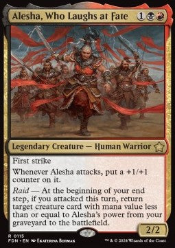 Alesha, Who Laughs at Fate - Magic: The Gathering Foundations (Rare) [FDN-115]